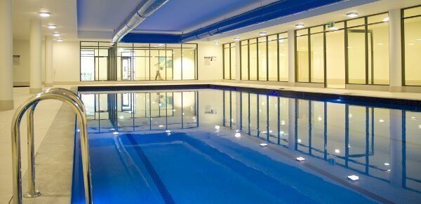 Pool under construction